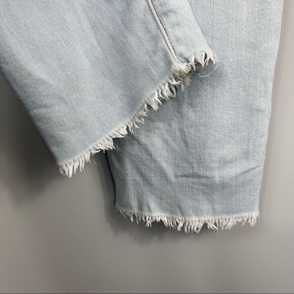 IRO JAROD Y2K Low Rise Distressed Ripped Skinny Crop Ankle Light Wash Jeans 28 - Picture 7 of 16